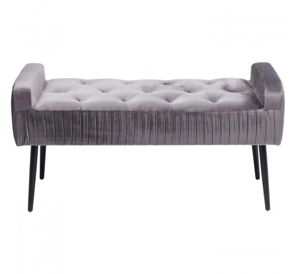 Banc Lofty gris et noir Kare Design
