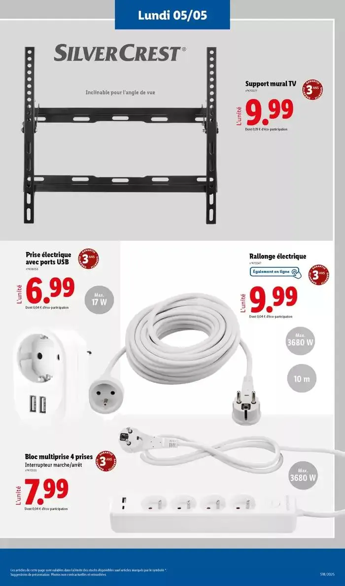 Découvrez des équipements pour vos sorties en plein air et pour embêllir votre jardin ! du 5 mai au 8 mai 2025 - Catalogue page 15