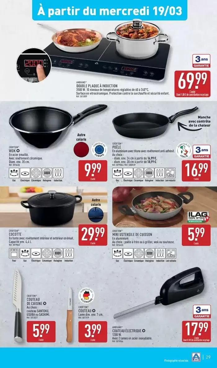 Arrivages marques Aldi à prix discount du 18 mars au 24 mars 2025 - Catalogue page 32