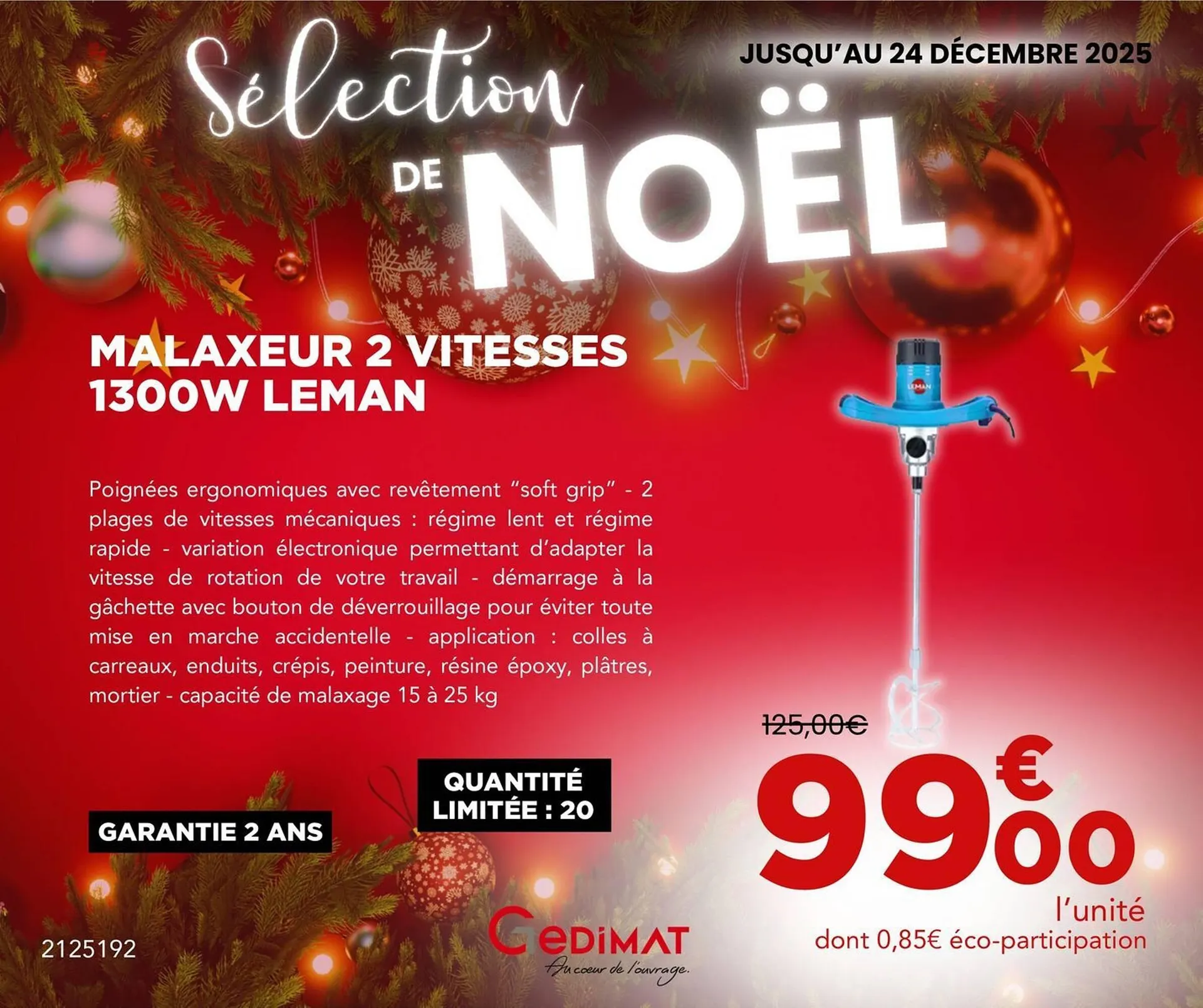Catalogue Gedimat du 3 décembre au 24 décembre 2025 - Catalogue page 7