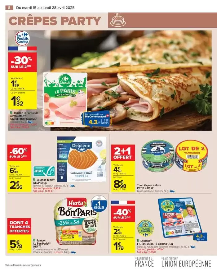 CRÊPES PARTY du 15 avril au 28 avril 2025 - Catalogue page 10