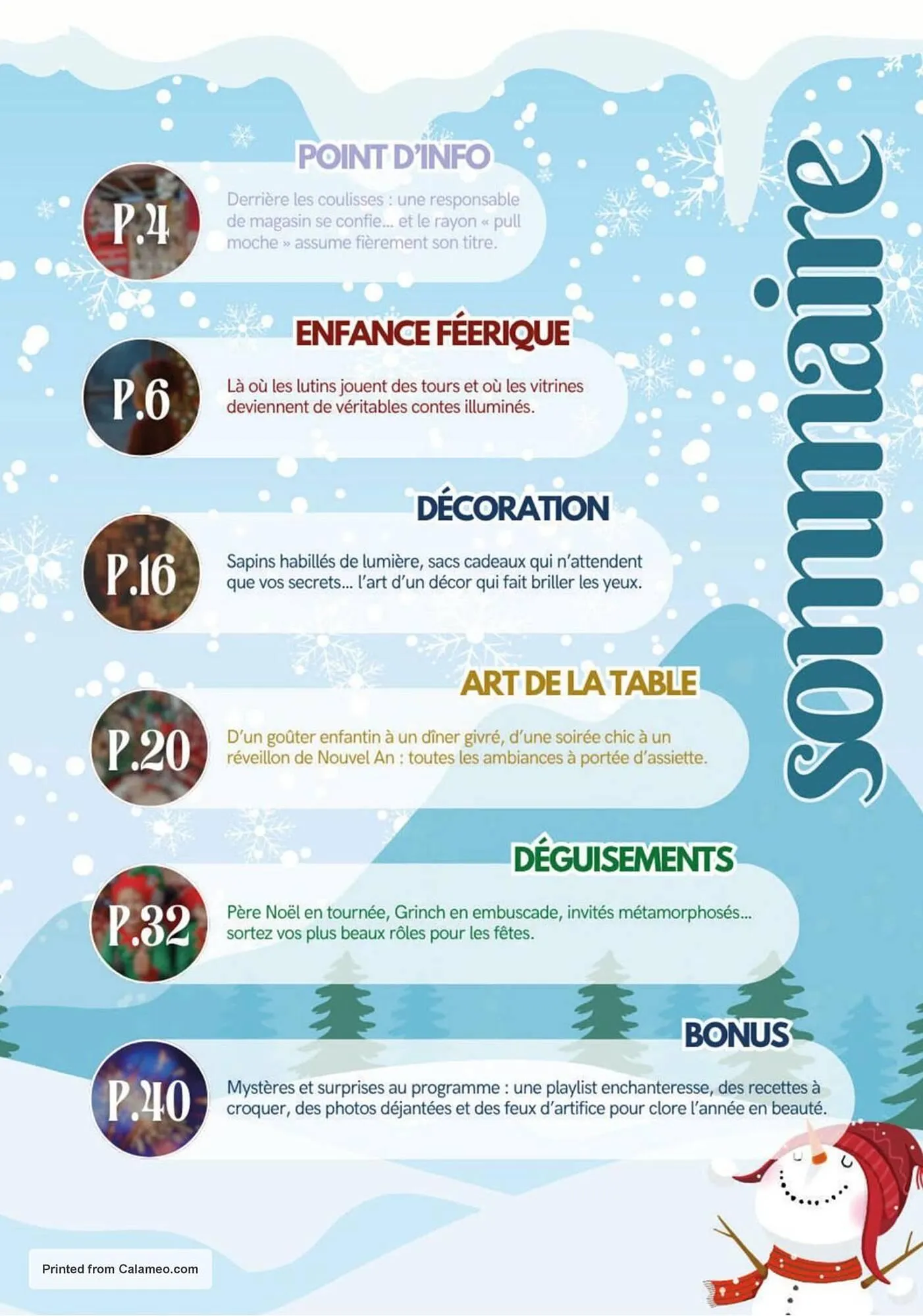 Catalogue Jour de Fête du 6 novembre au 1 janvier 2026 - Catalogue page 3