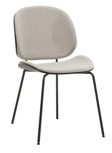 Dining chair TESTRUP light sand/black