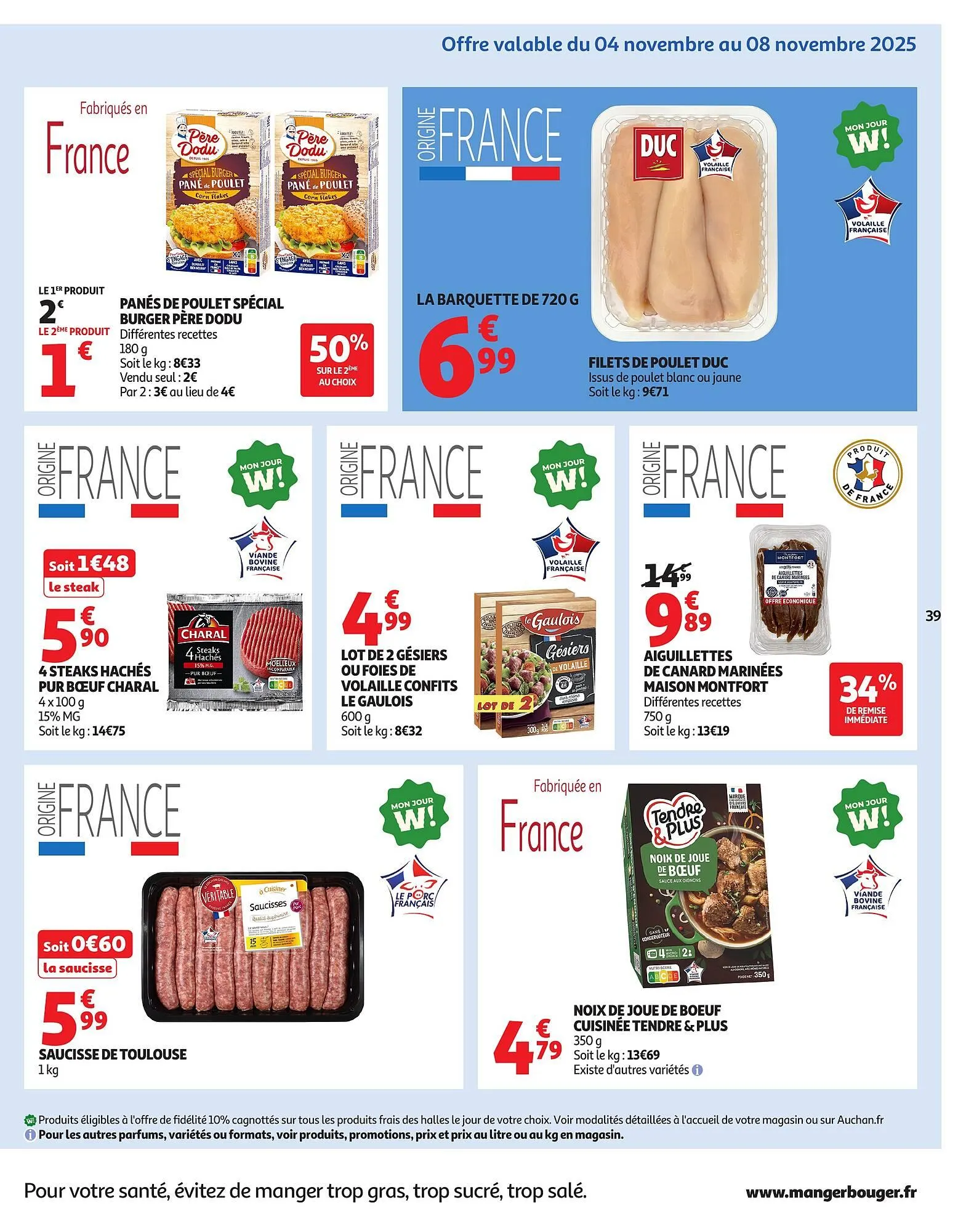 Catalogue Auchan du 4 novembre au 16 novembre 2025 - Catalogue page 39
