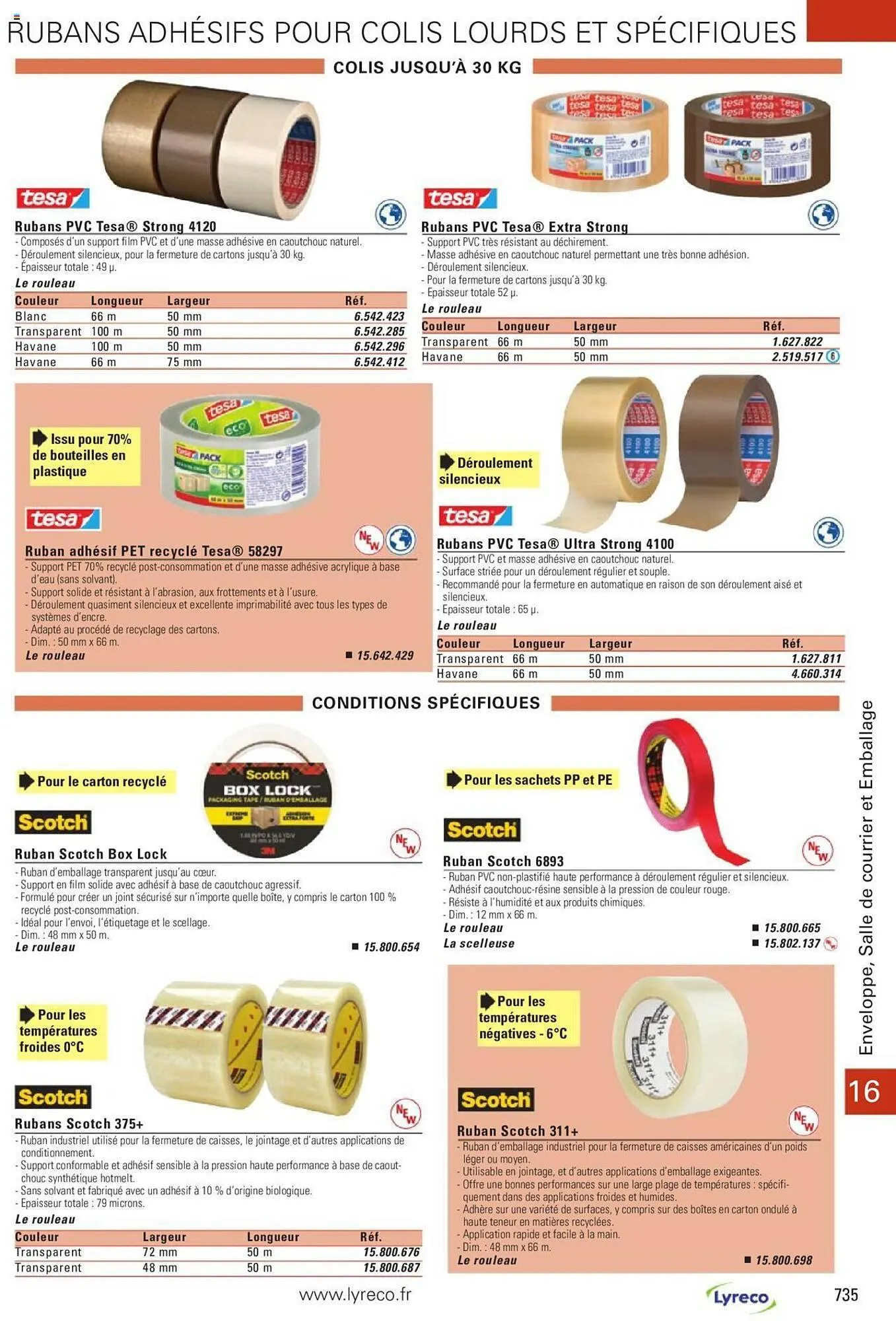 Catalogue Lyreco du 15 mai au 31 décembre 2023 - Catalogue page 735