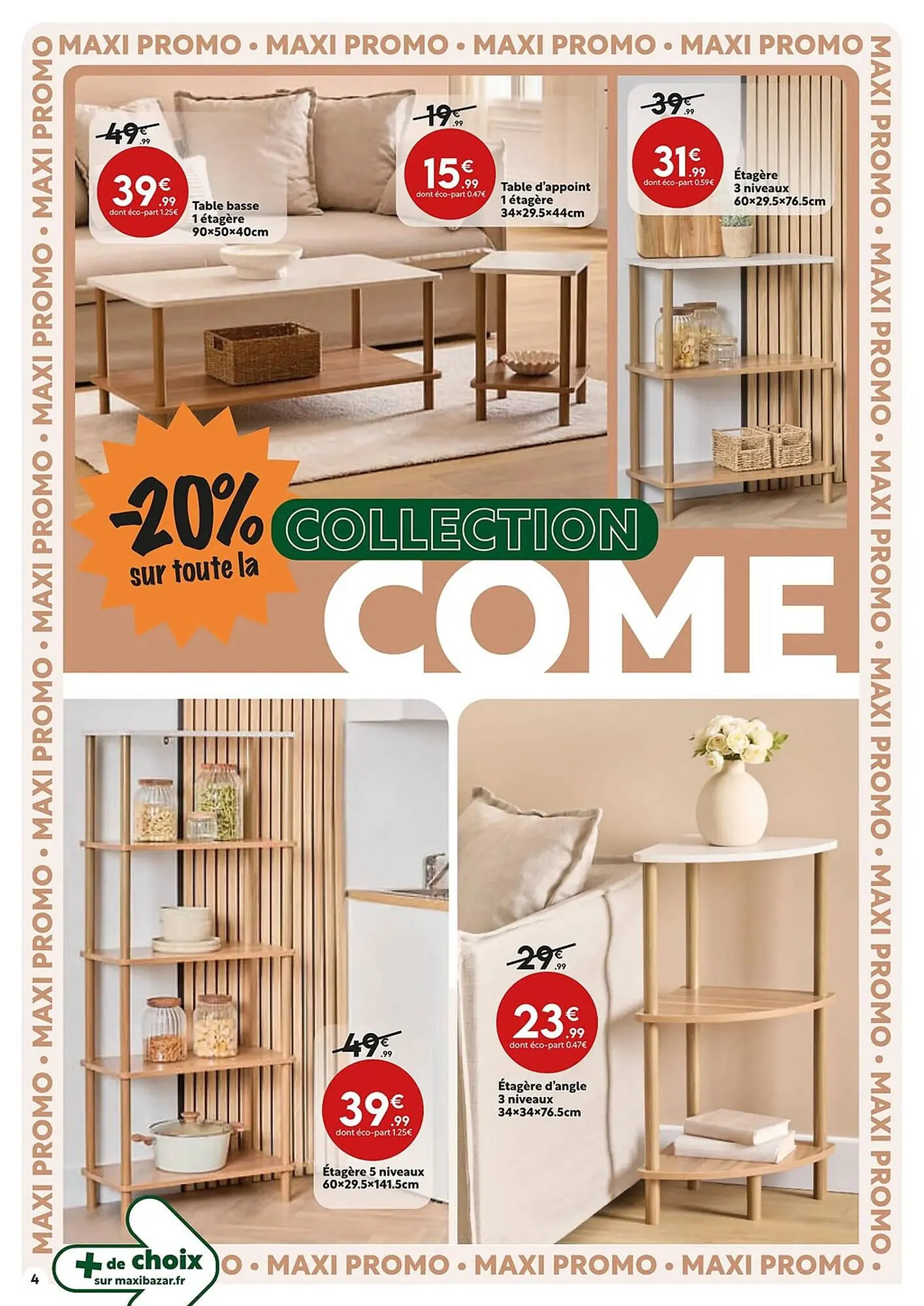 Catalogue Maxi Bazar du 11 mars au 29 mars 2026 - Catalogue page 4