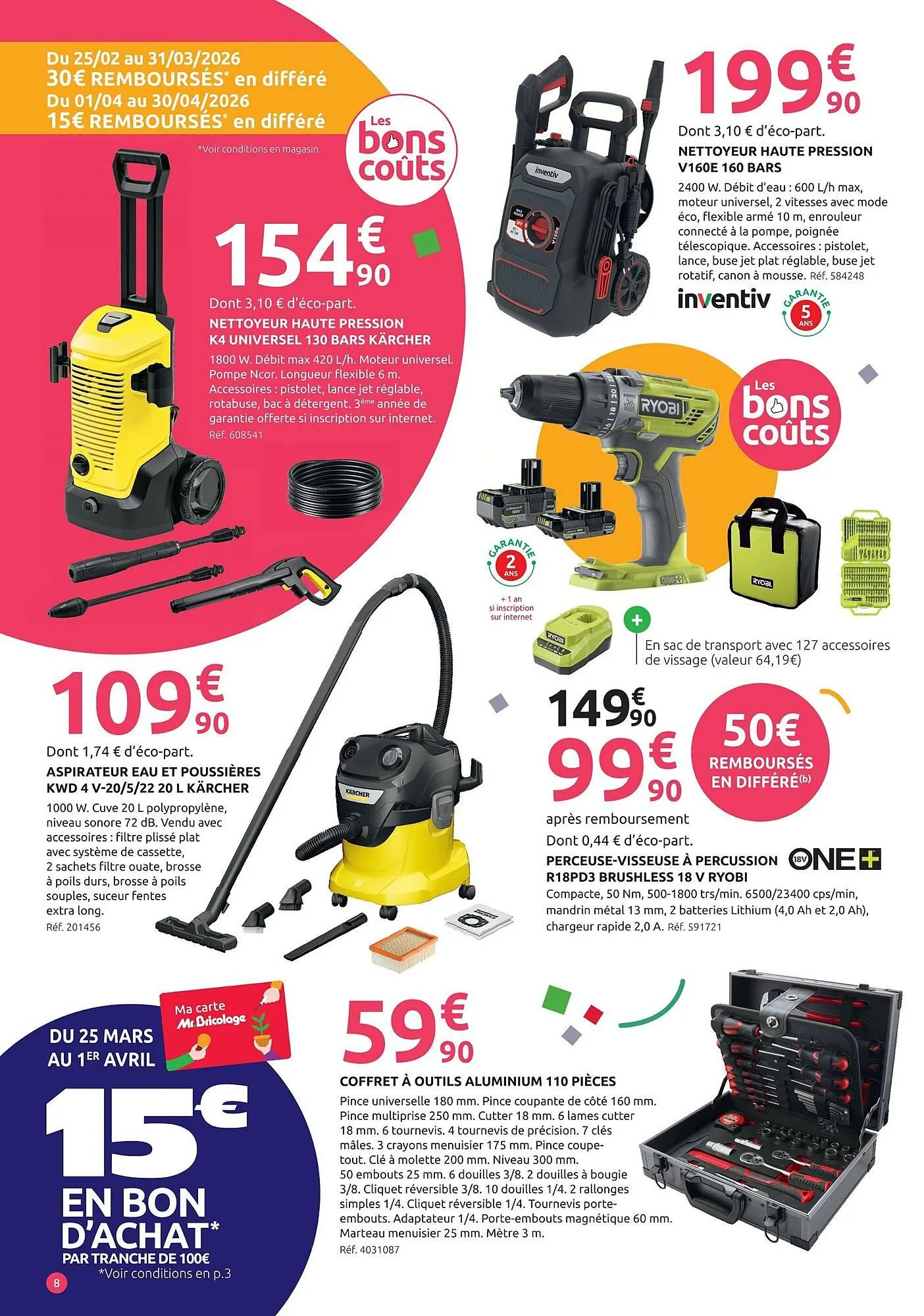 Catalogue Mr Bricolage du 25 mars au 12 avril 2026 - Catalogue page 8