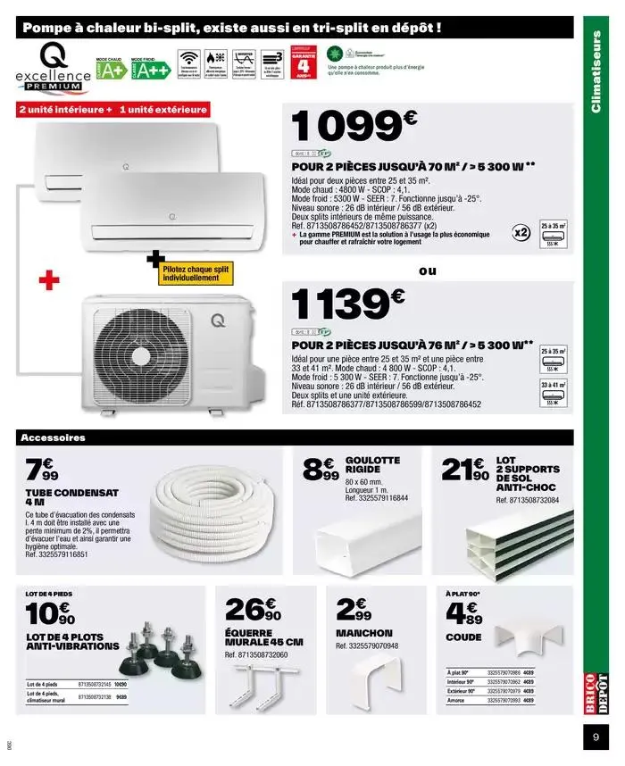 J’améliore mon habitat à prix dépôt du 2 octobre au 9 octobre 2024 - Catalogue page 9