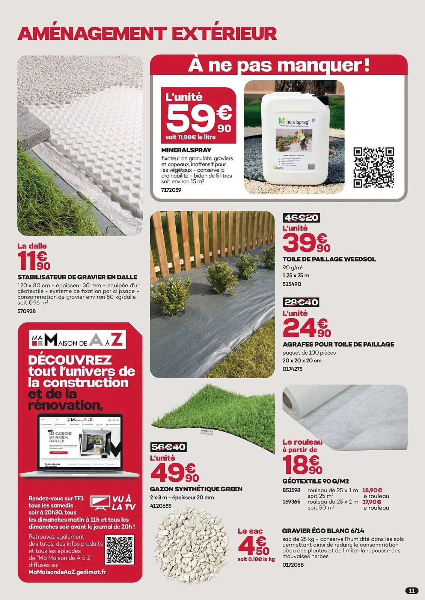 Catalogue Gedimat du 2 mars au 4 avril 2026 - Catalogue page 11