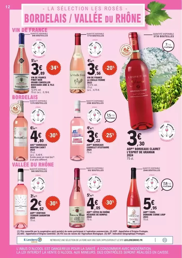 FOIRE AUX VINS DE PRINTEMPS - MIXTE du 8 avril au 19 avril 2025 - Catalogue page 12