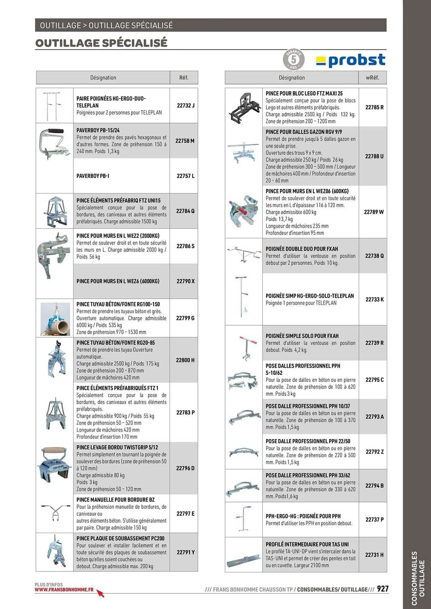 Catalogue Chausson Matériaux du 24 septembre au 31 décembre 2025 - Catalogue page 927