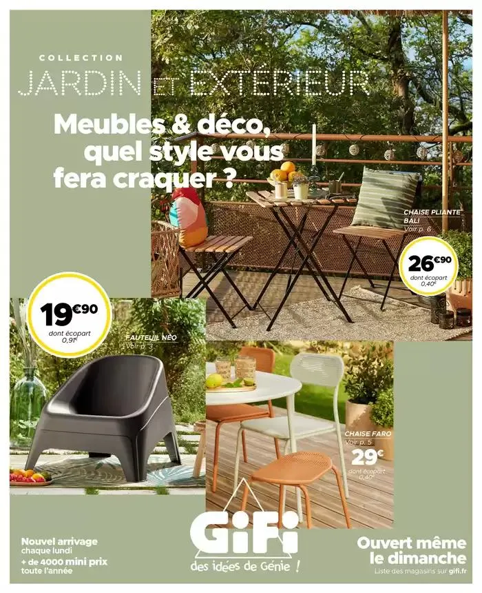 Collection Jardin et extérieur du 9 avril au 5 mai 2025 - Catalogue page 1