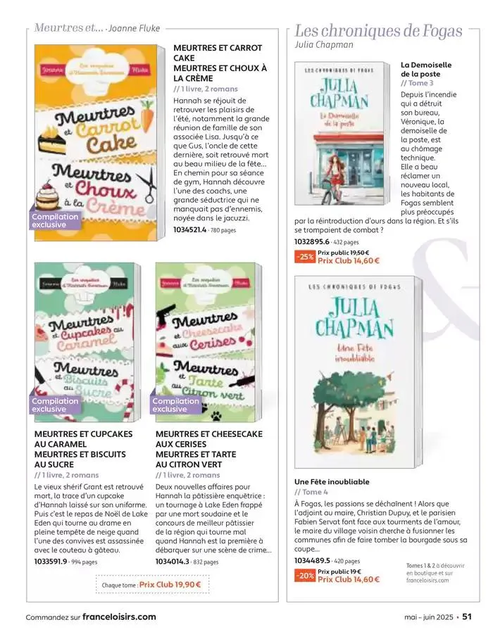 Mai - Juin 2025 du 30 avril au 30 juin 2025 - Catalogue page 51