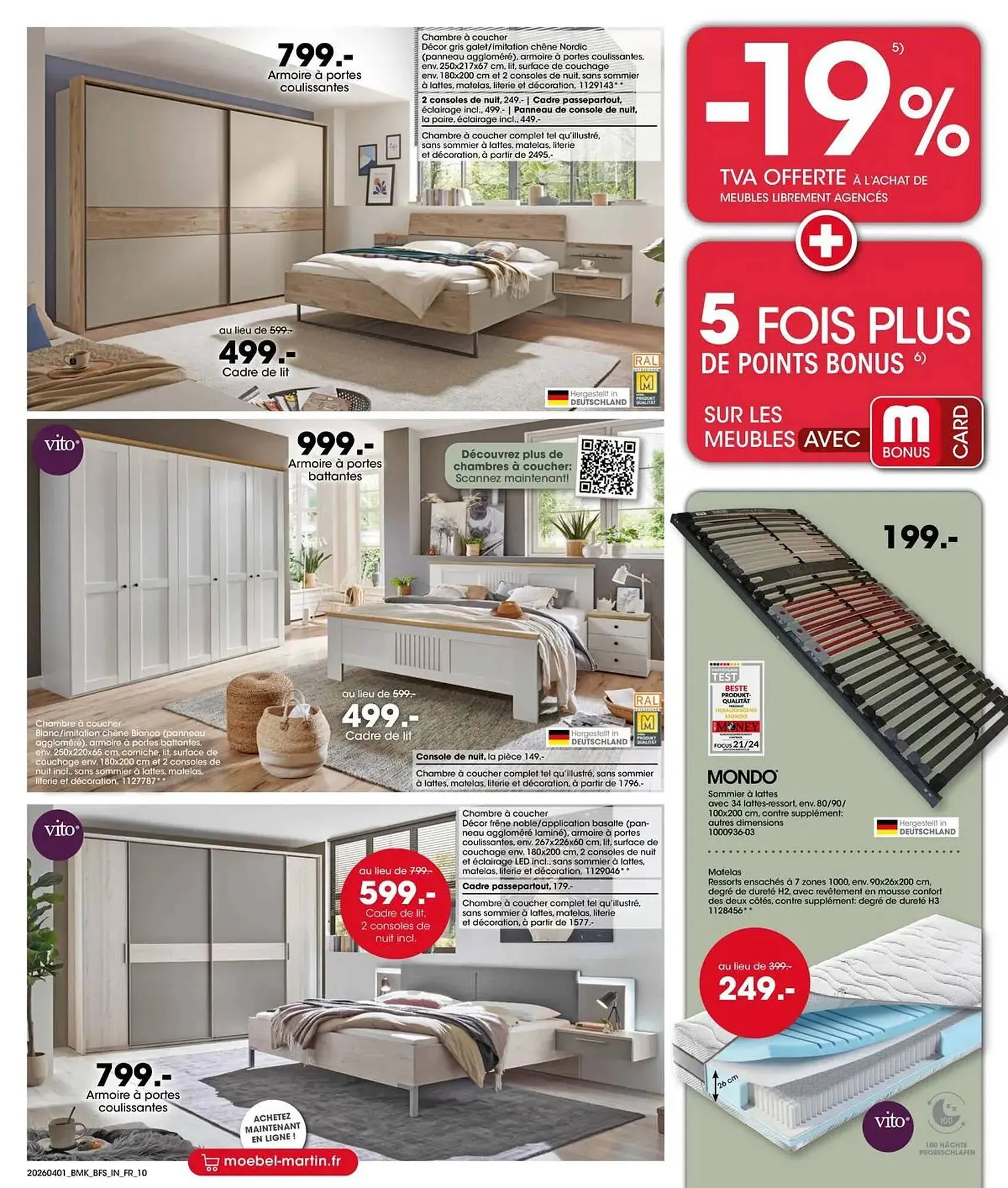 Catalogue Möbel Martin du 1 avril au 30 avril 2026 - Catalogue page 10