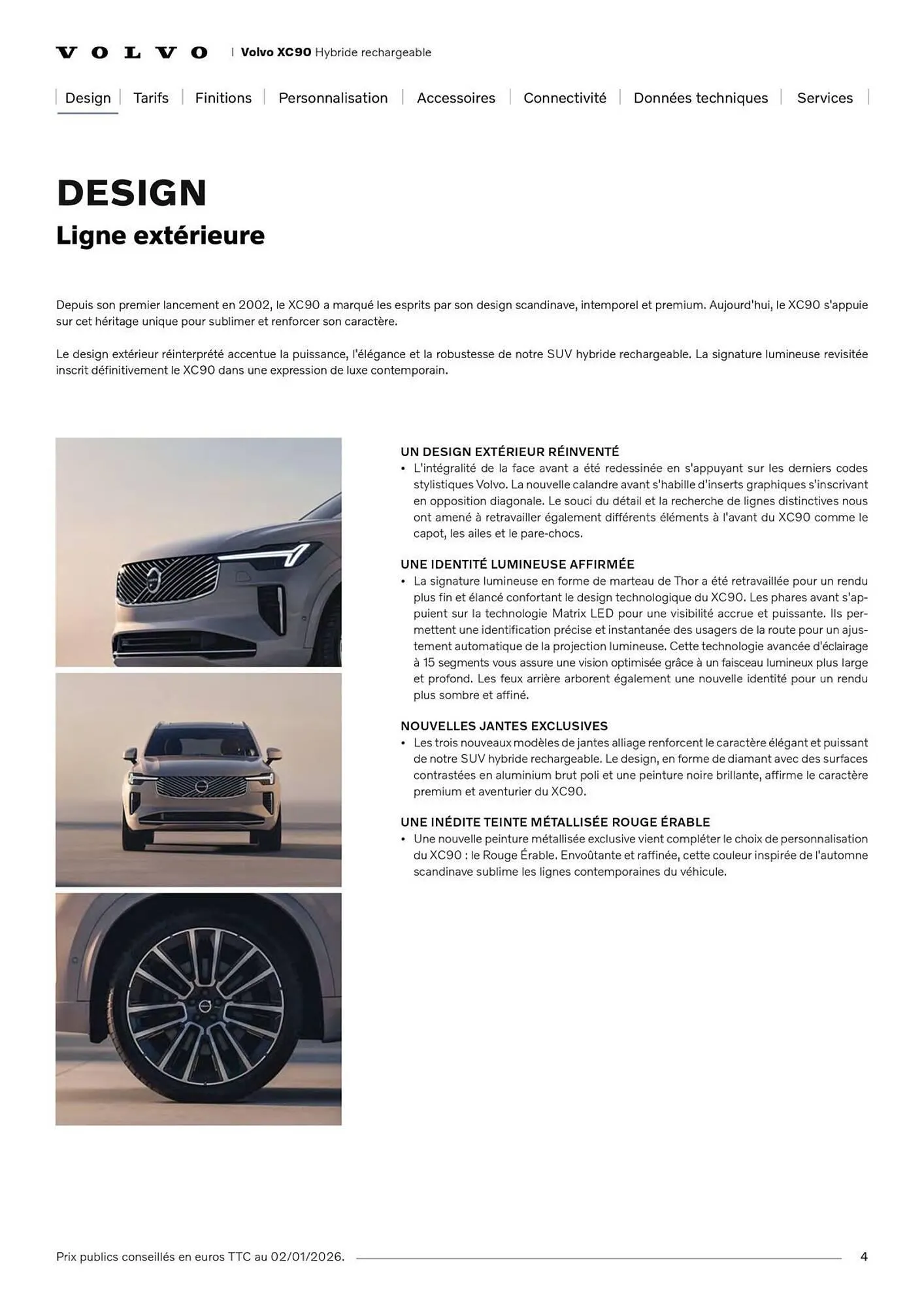 Catalogue VOLVO du 7 janvier au 31 janvier 2027 - Catalogue page 4