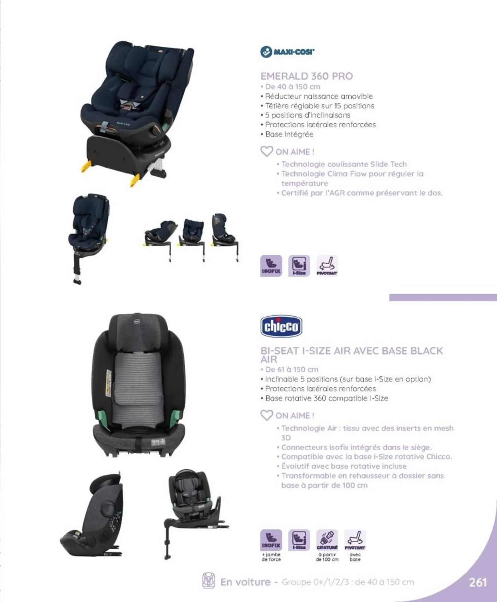 Catalogue autour de bébé du 18 juin au 1 novembre 2025 - Catalogue page 263