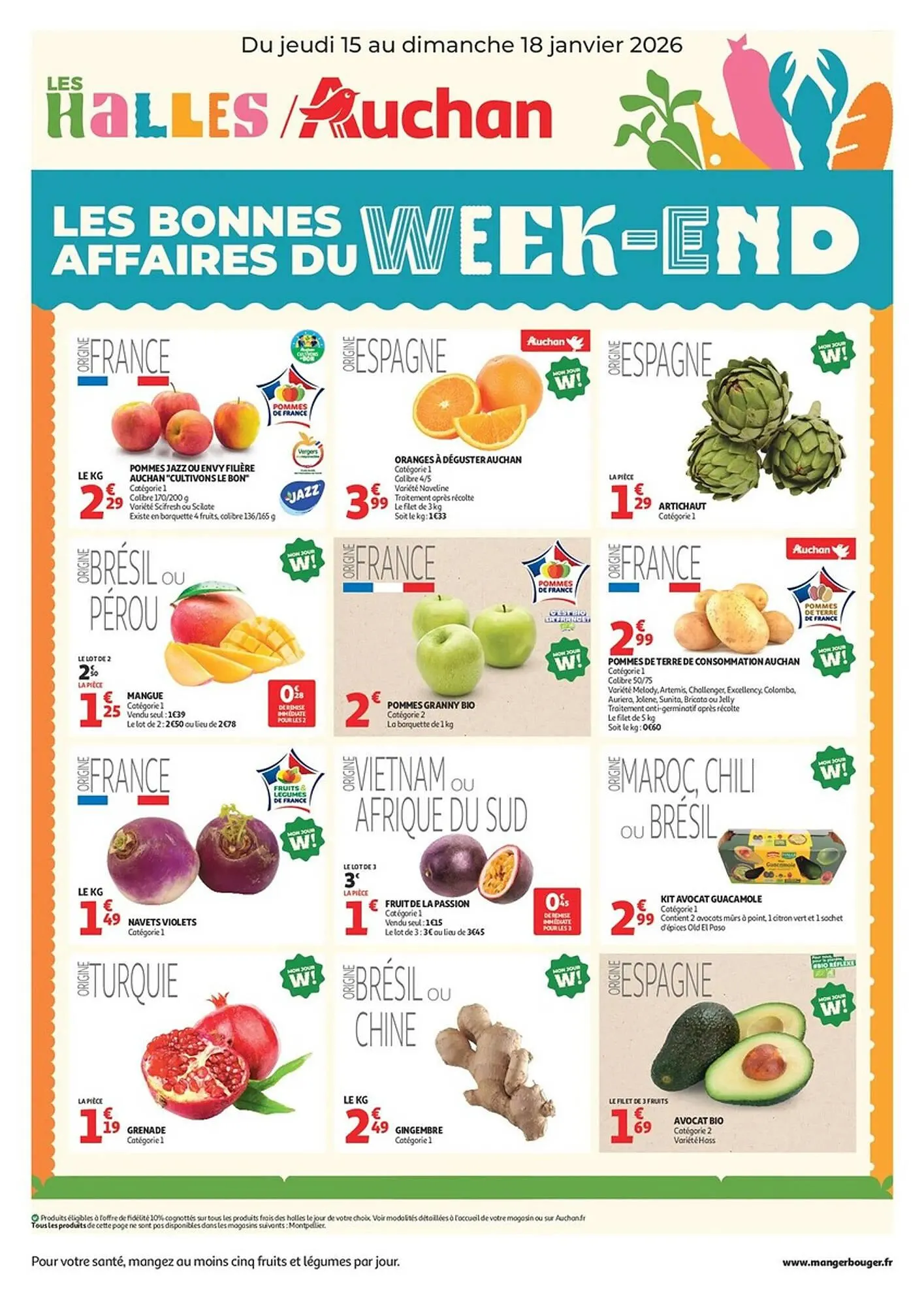 Catalogue Auchan du 15 janvier au 18 janvier 2026 - Catalogue page 1