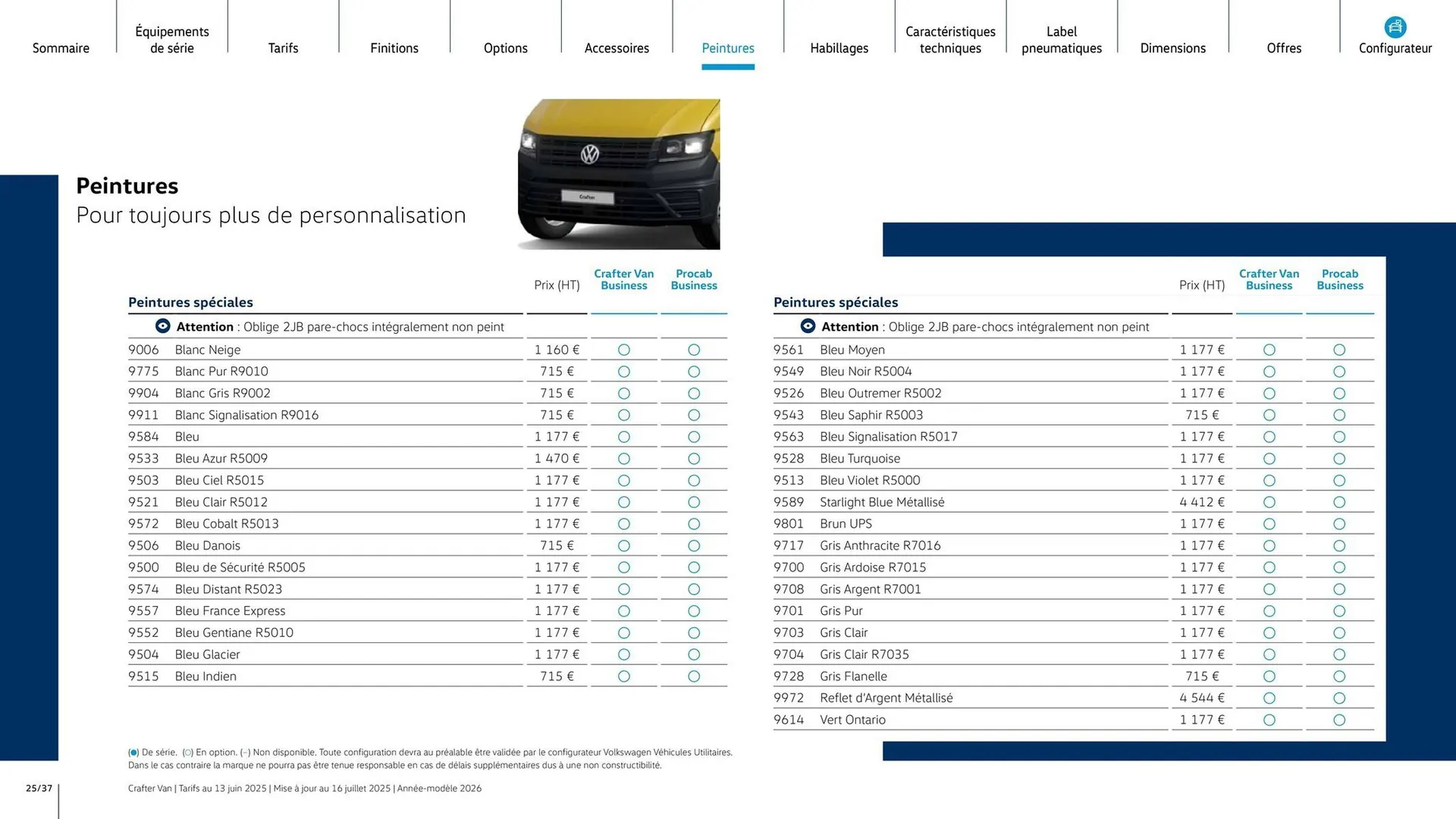Catalogue Volkswagen du 7 août au 31 mars 2026 - Catalogue page 25
