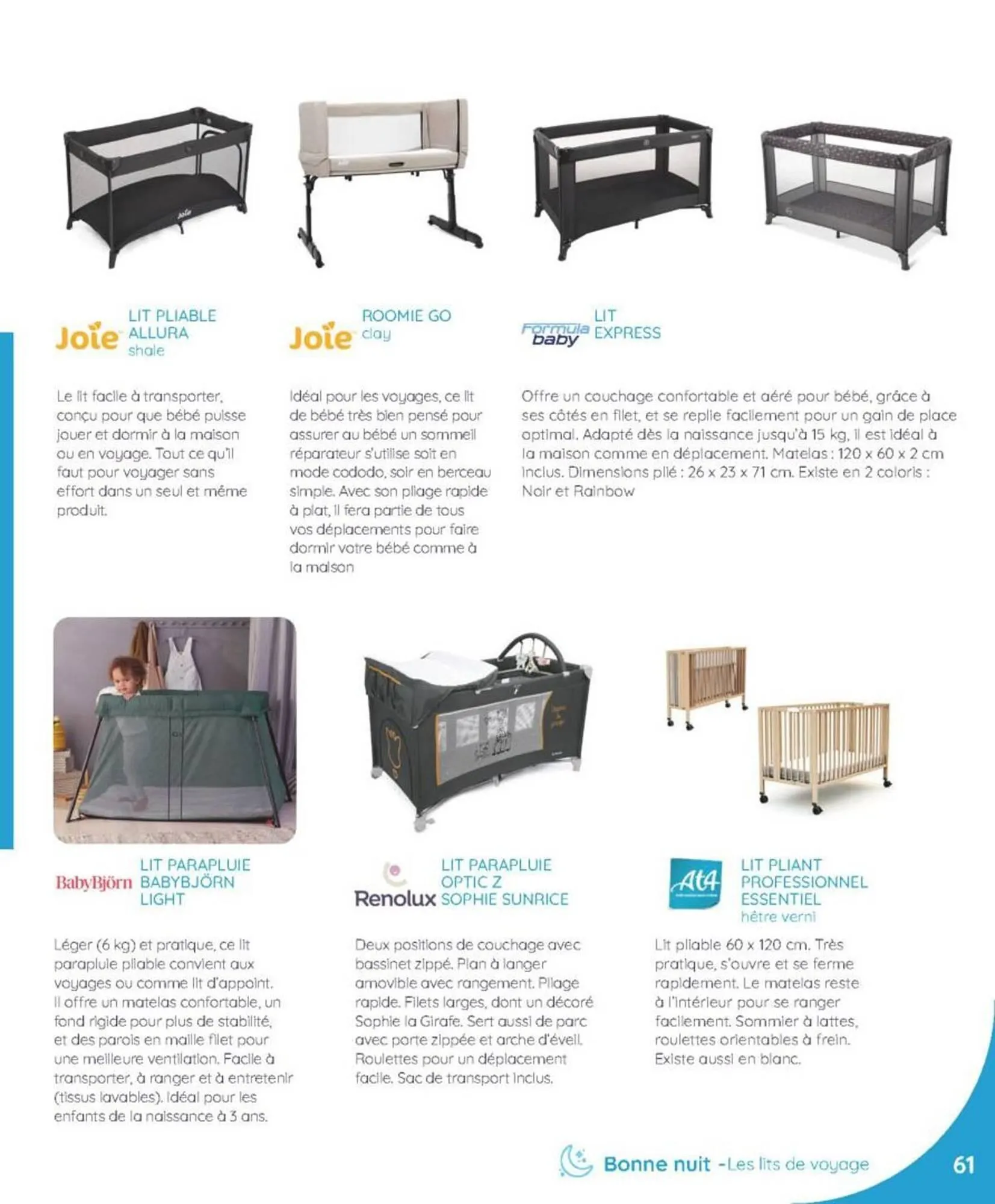 Catalogue autour de bébé du 18 juin au 1 novembre 2025 - Catalogue page 63