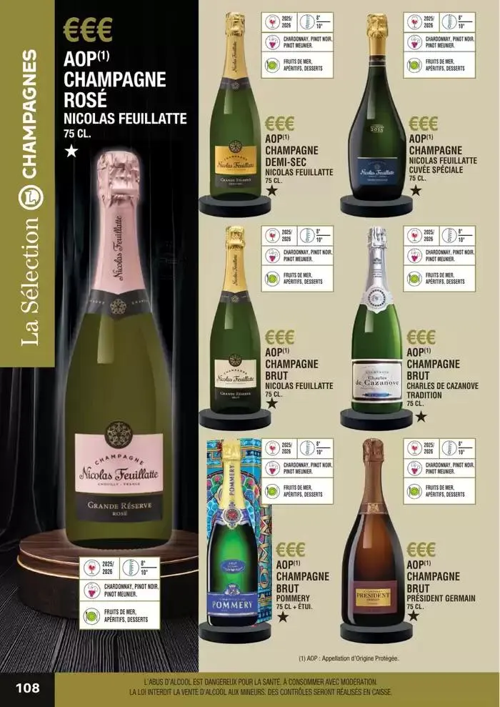 GUIDE DES VINS 2025 2026 du 27 février au 31 janvier 2027 - Catalogue page 108