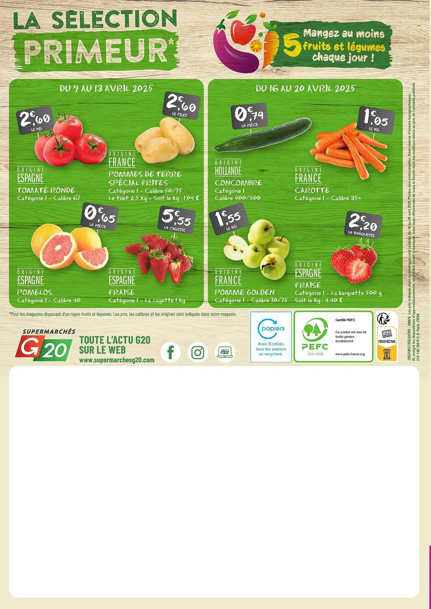 Catalogue G20 du 9 avril au 20 avril 2025 - Catalogue page 20