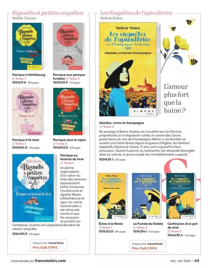 Mai - Juin 2025 du 30 avril au 30 juin 2025 - Catalogue page 63