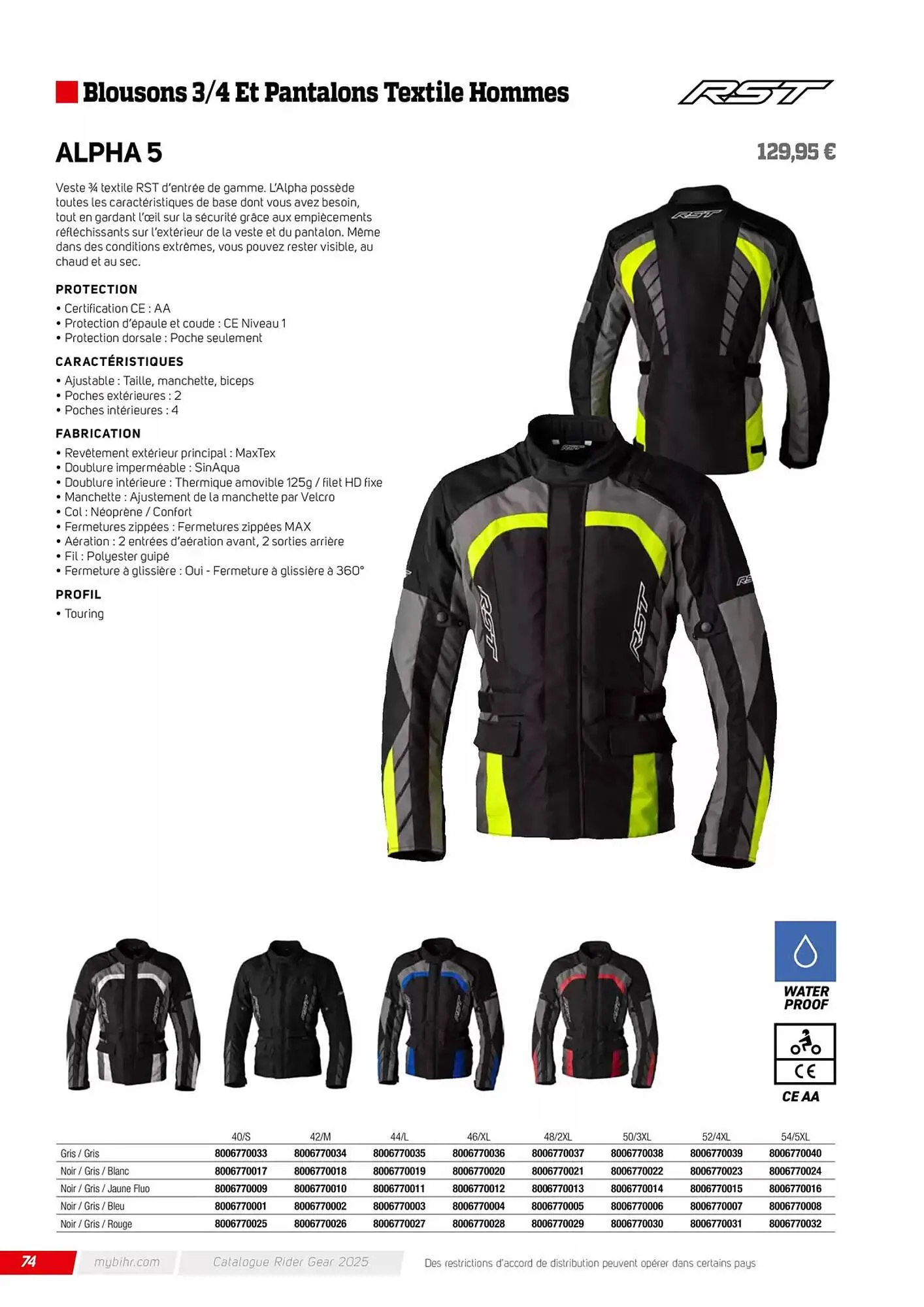 Catalogue Bihr du 12 décembre au 31 décembre 2025 - Catalogue page 74