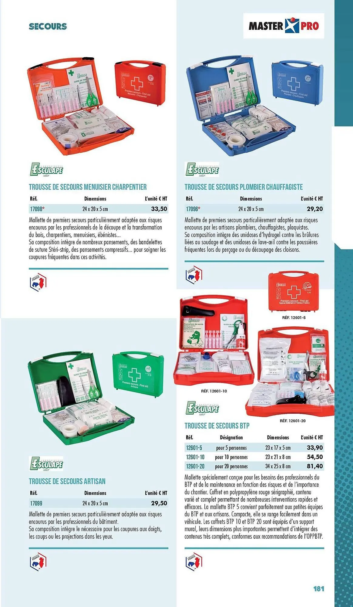 Catalogue Master Pro du 3 mars au 31 décembre 2025 - Catalogue page 183