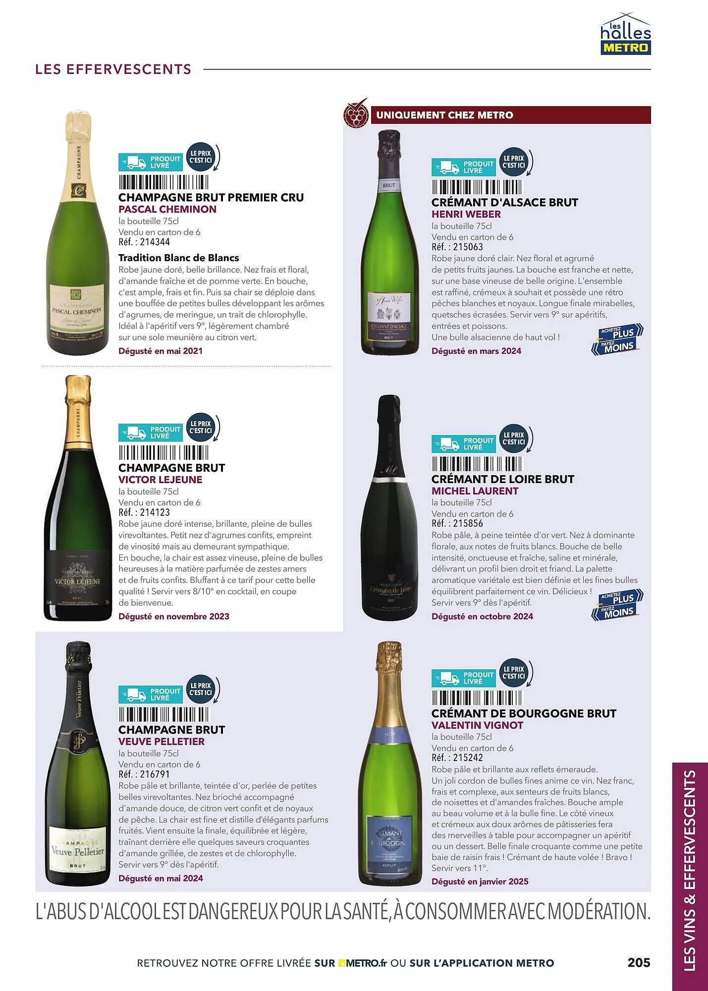 Catalogue METRO du 2 mars au 31 décembre 2025 - Catalogue page 205