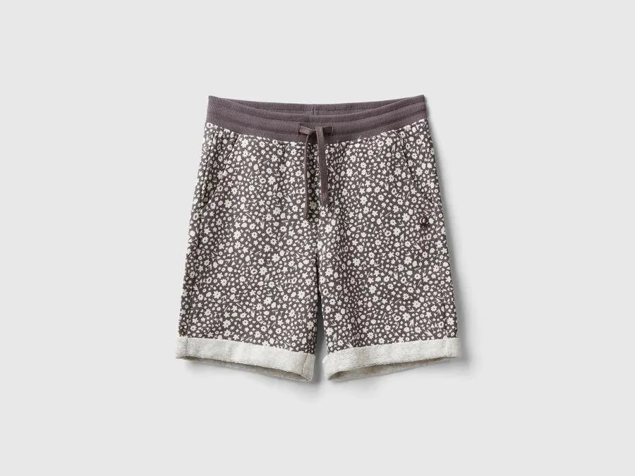 Bermuda à motif floral