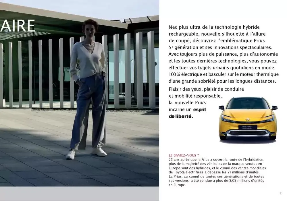 Toyota Prius Hybride Rechargeable du 16 décembre au 14 décembre 2025 - Catalogue page 3