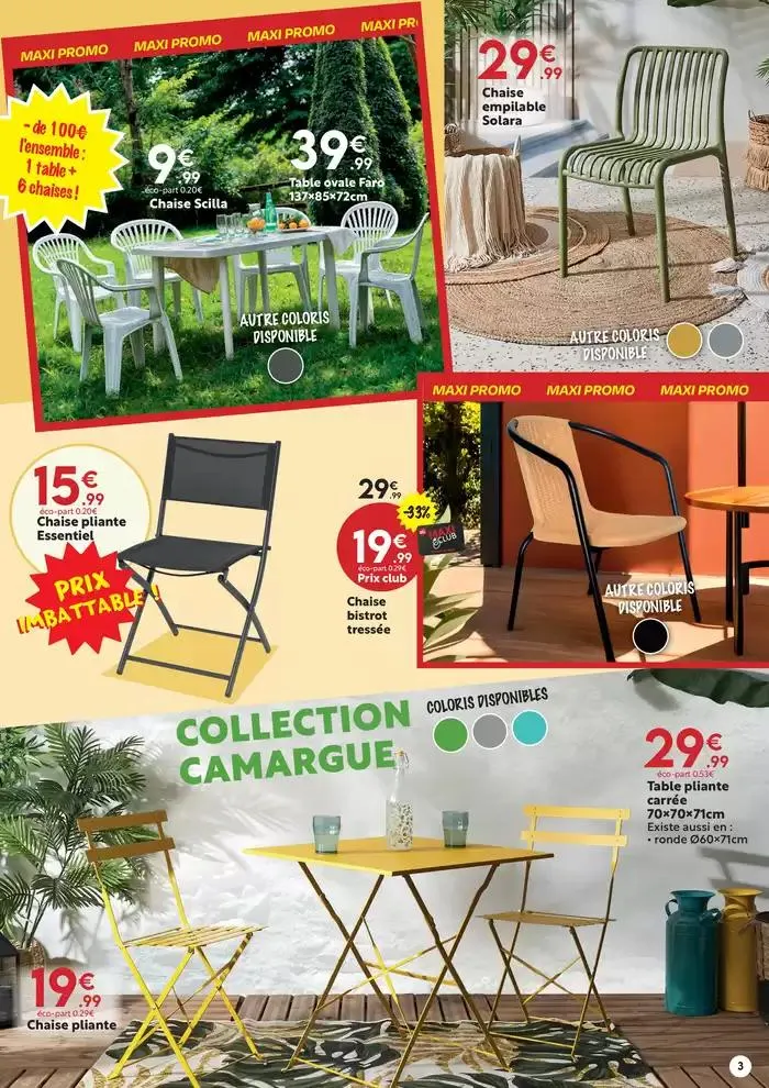 POUR UN EXTÉRIEUR STYLÉ ! du 30 avril au 1 juin 2025 - Catalogue page 3