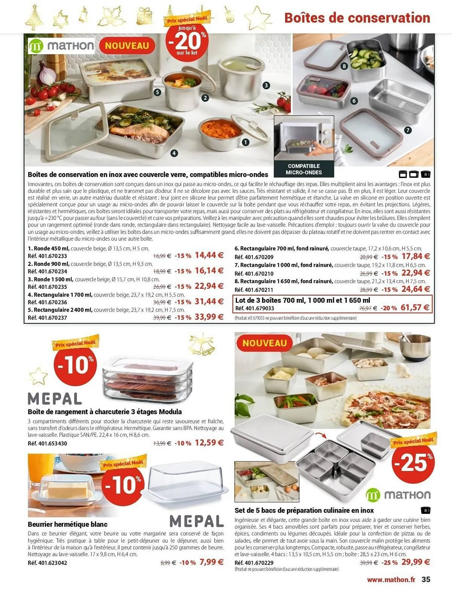 Catalogue Mathon du 28 octobre au 31 décembre 2025 - Catalogue page 35