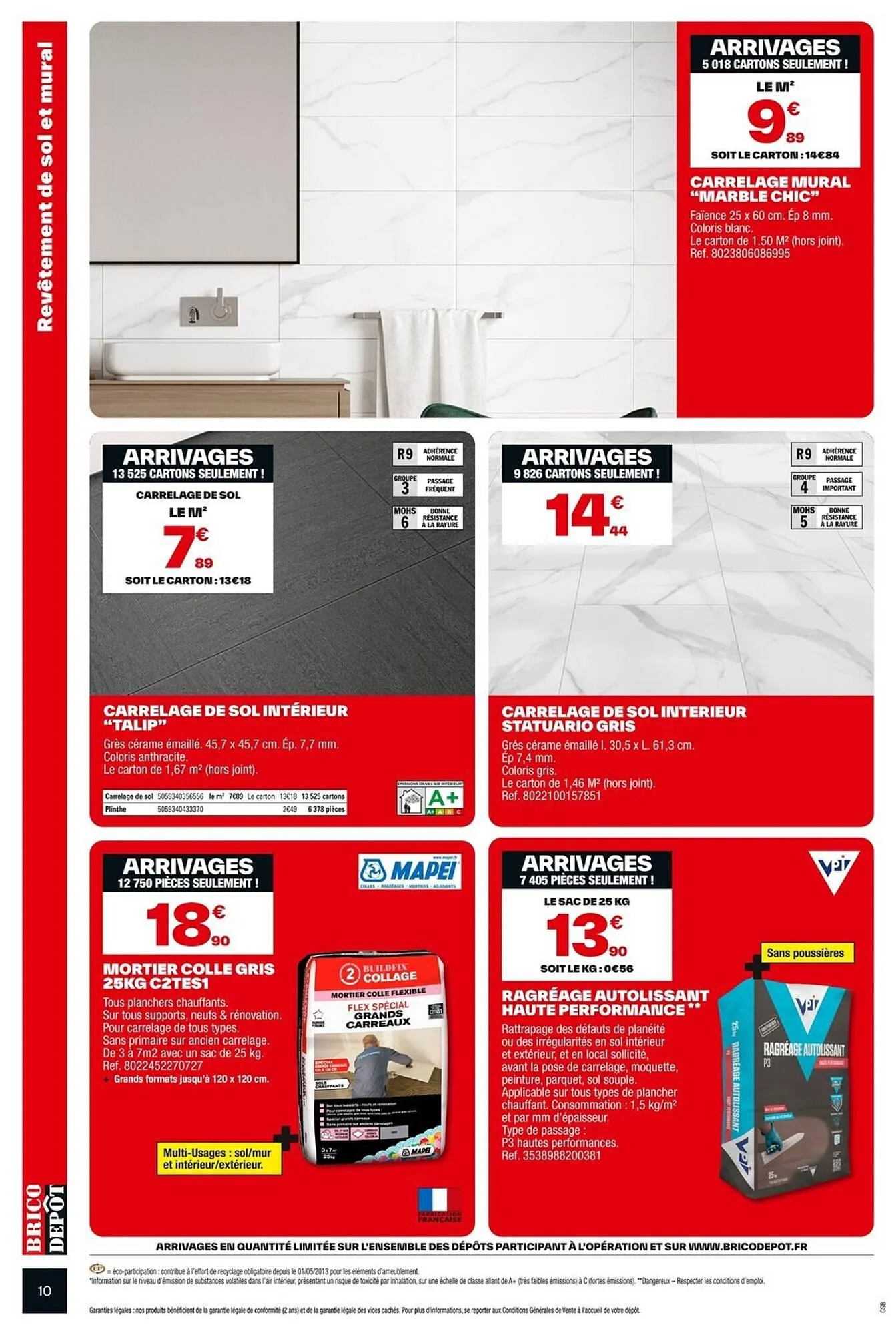 Catalogue Brico Dépôt du 3 octobre au 16 octobre 2025 - Catalogue page 10