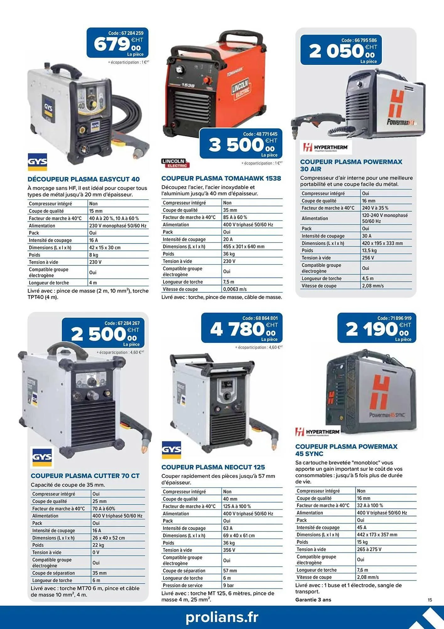 Catalogue Prolians du 16 octobre au 31 décembre 2025 - Catalogue page 15