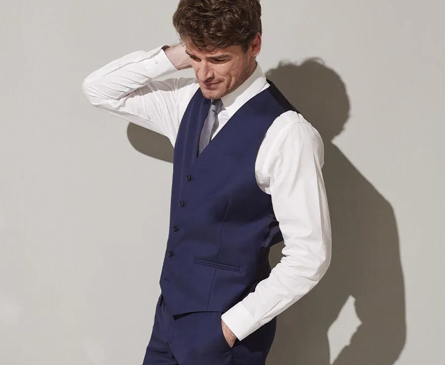 Gilet de costume homme Bleu pétrole - LAZARE