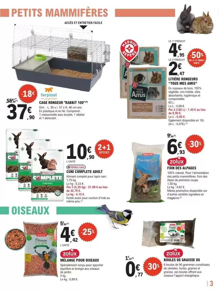 Trafic Animalerie 3 du 18 mars au 5 avril 2025 - Catalogue page 3