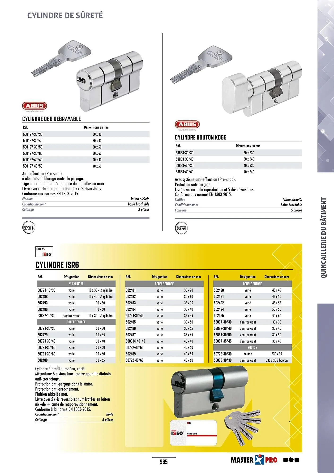 Catalogue Master Pro du 28 janvier au 30 décembre 2028 - Catalogue page 989