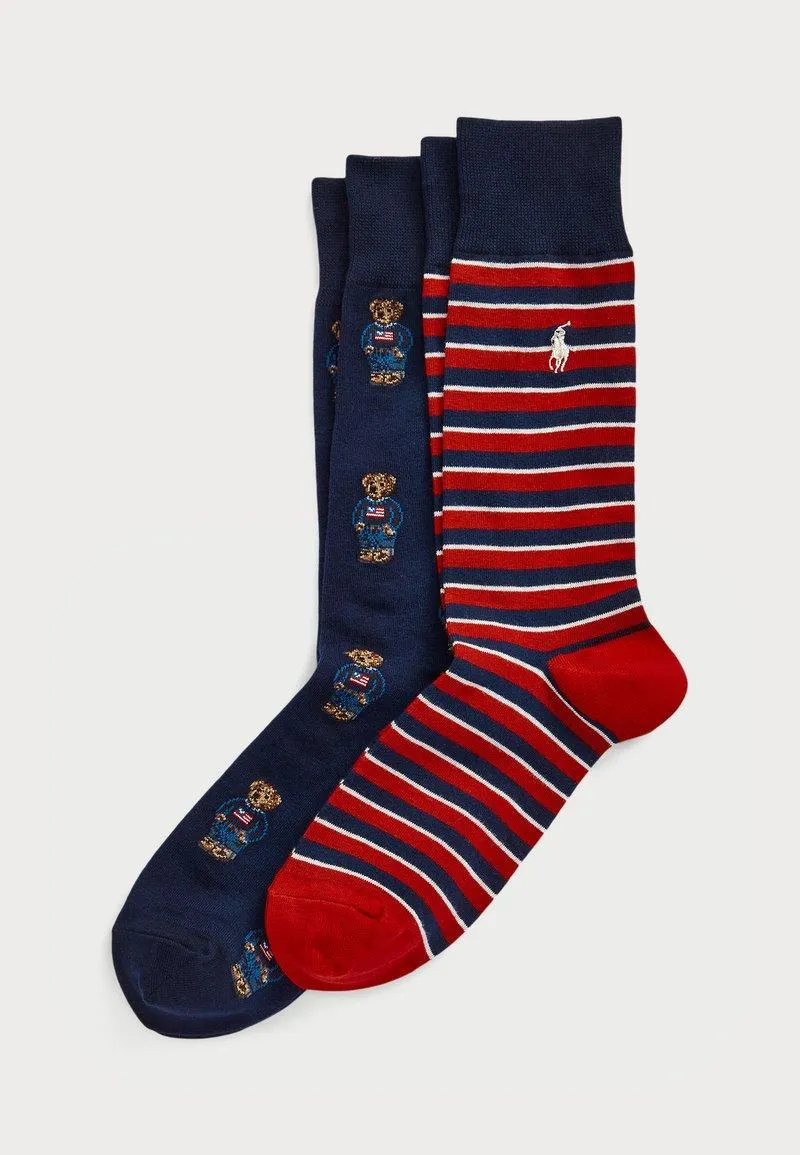 POLO BEAR TROUSER SOCK 2 PACK UNISEX - Chaussettes