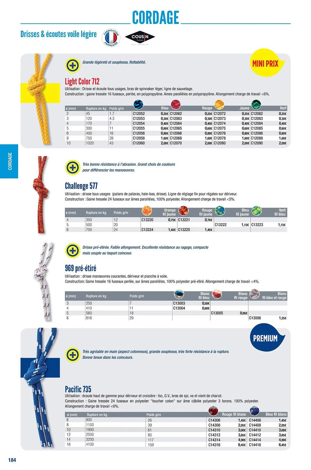 Catalogue Accastillage Diffusion du 1 mars au 31 décembre 2023 - Catalogue page 186