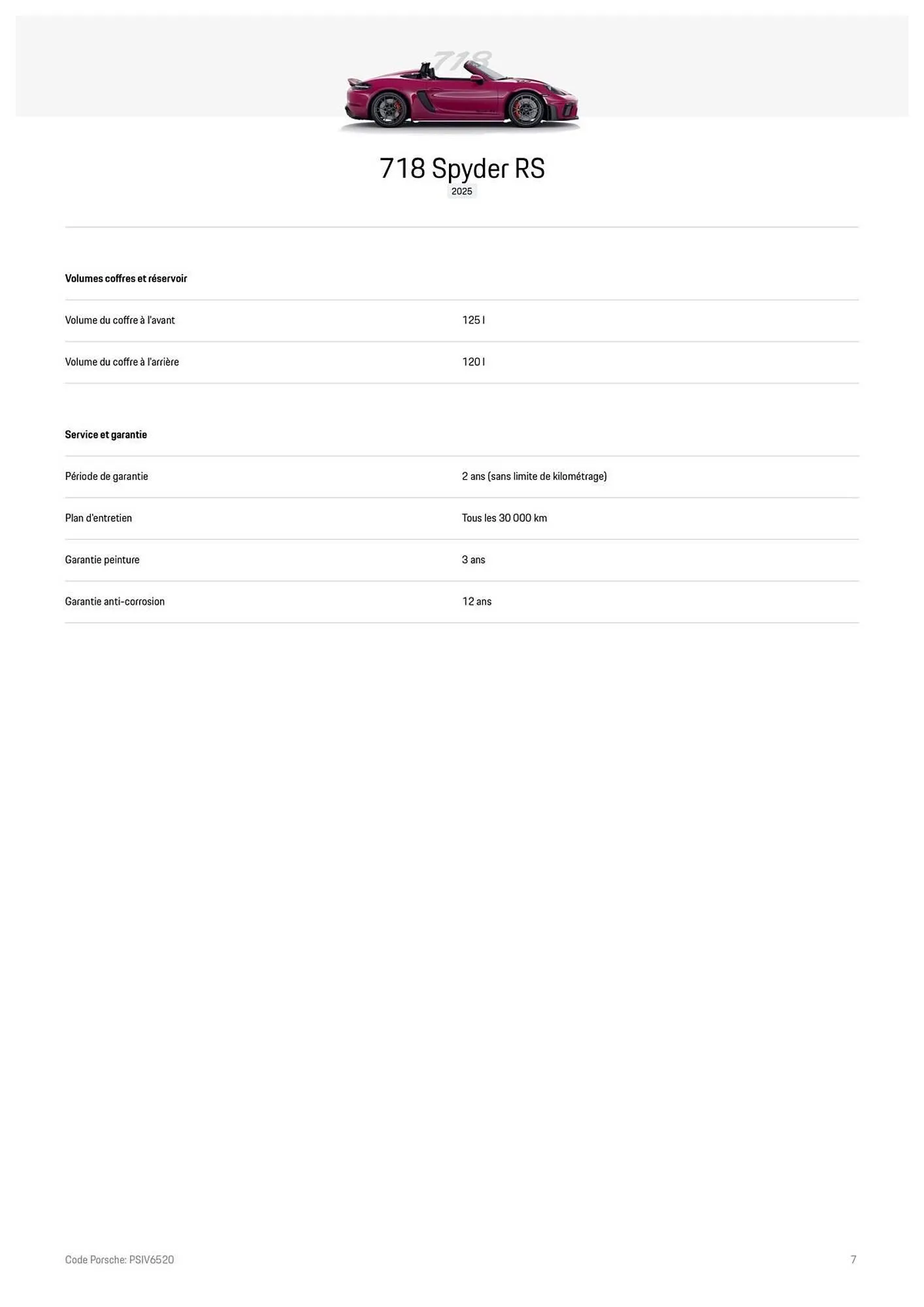 Catalogue Porsche du 11 septembre au 31 janvier 2026 - Catalogue page 7