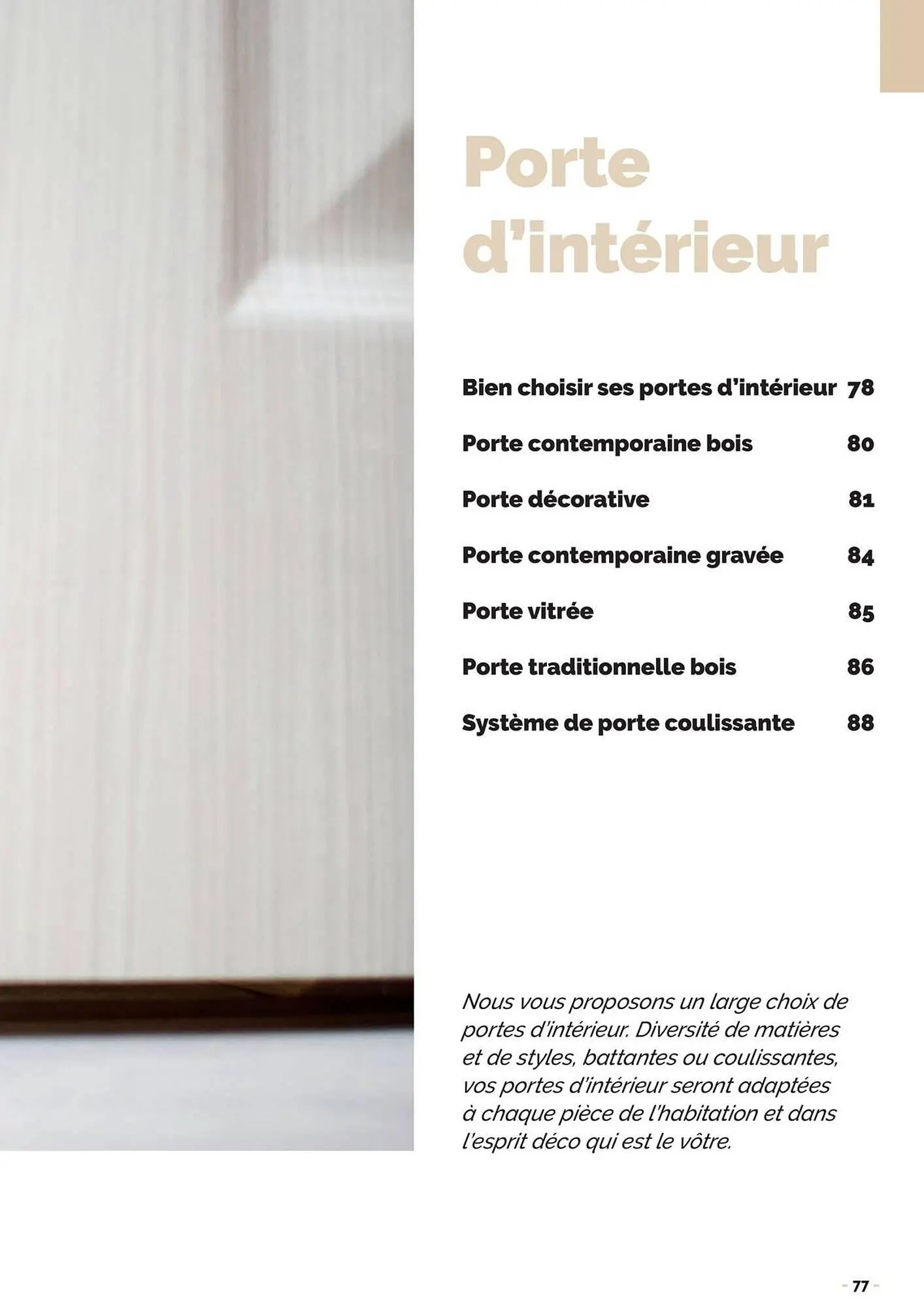 Catalogue Doras du 8 octobre au 31 décembre 2026 - Catalogue page 77