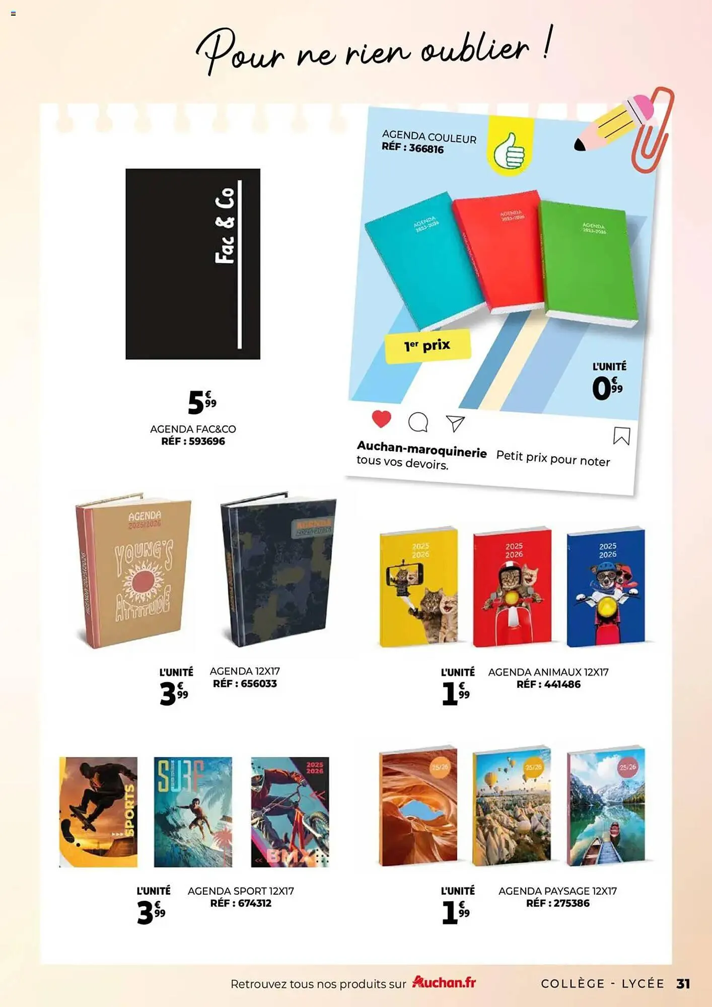 Catalogue Auchan du 1 juillet au 31 août 2025 - Catalogue page 31