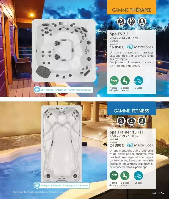 Les plaisir de l'eau Piscine,Spa,Arrosage du 10 mars au 31 décembre 2025 - Catalogue page 167
