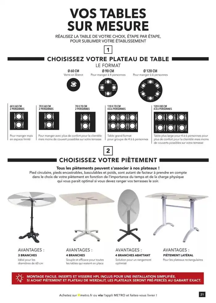 Metro #Terrasse édition 2025 du 30 janvier au 1 juillet 2025 - Catalogue page 21