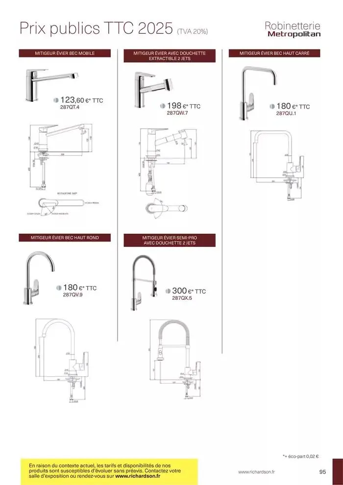 Collections Exclusives 2025 du 11 avril au 31 décembre 2025 - Catalogue page 95