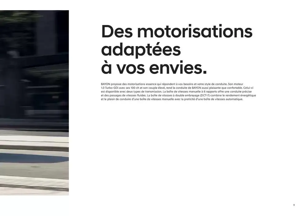 Hyundai Nouveau BAYON du 22 janvier au 22 janvier 2026 - Catalogue page 9