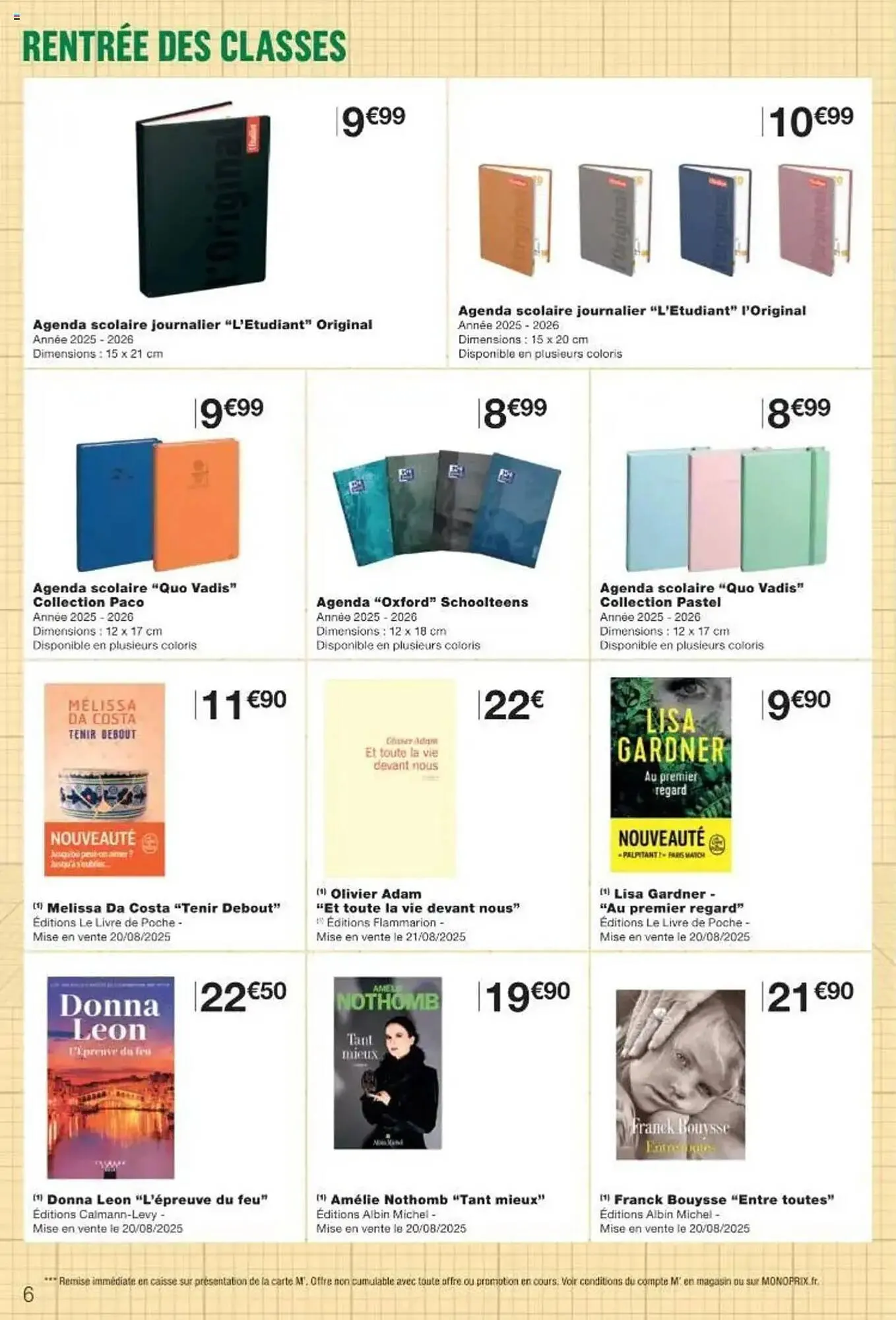 Catalogue Monoprix du 12 août au 24 août 2025 - Catalogue page 6