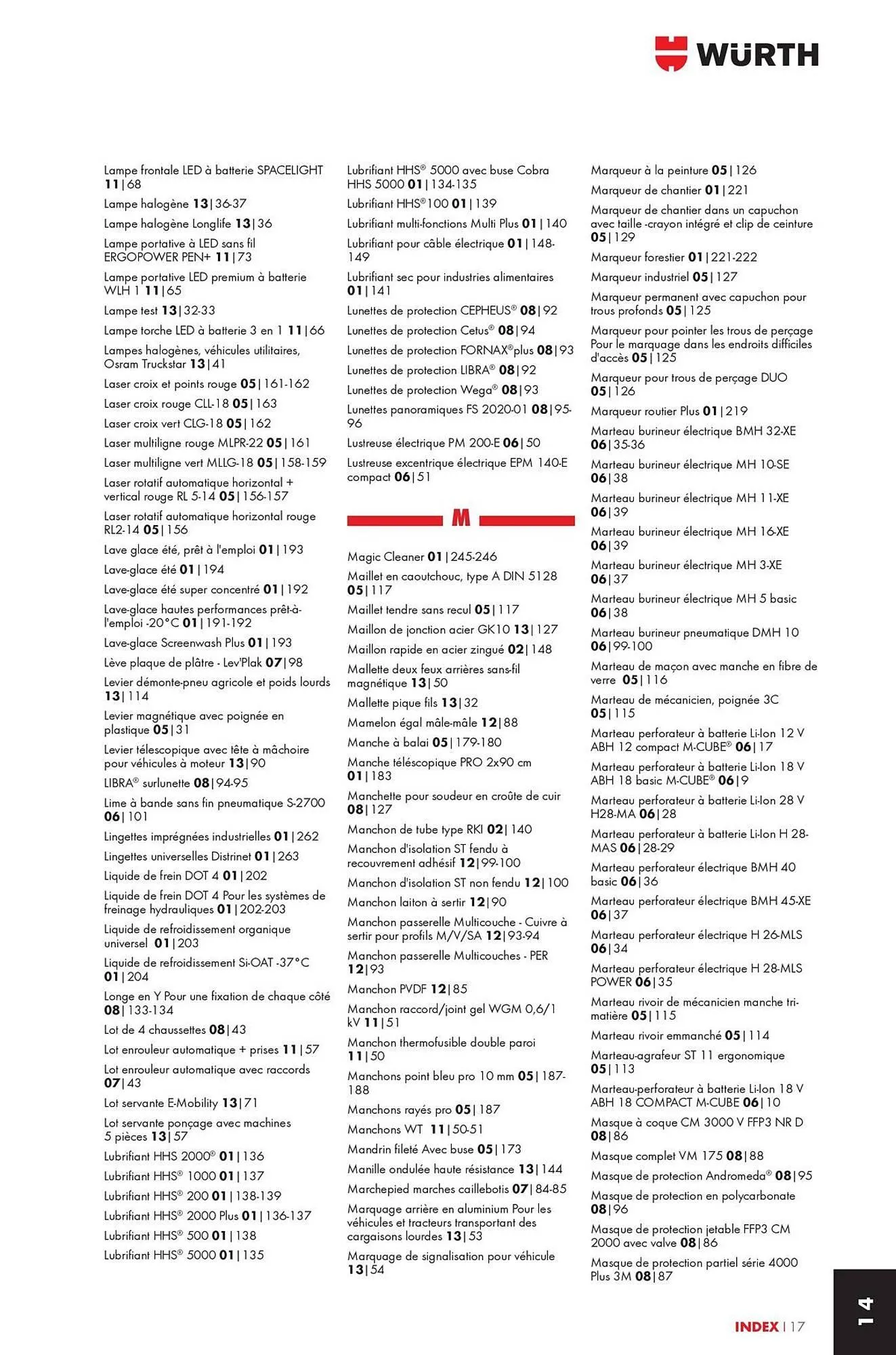 Catalogue Würth du 12 mai au 31 décembre 2025 - Catalogue page 1853