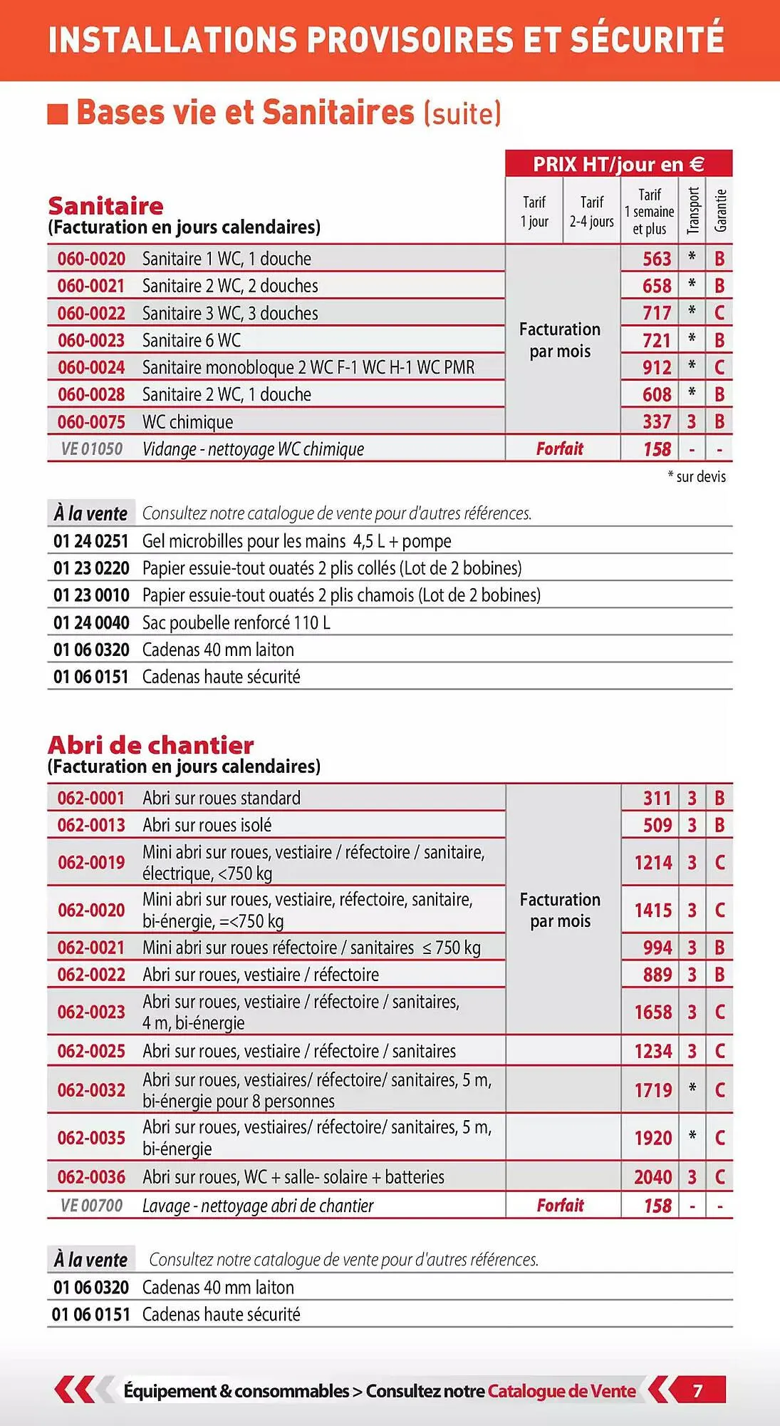 Catalogue Loxam du 3 janvier au 31 décembre 2025 - Catalogue page 9